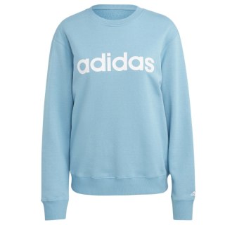 Bluza damska adidas Essentials Linear French Terry błękitna IC6882 Adidas
