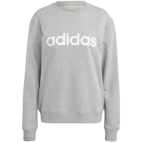 Bluza damska adidas Essentials Linear French Terry szara IC6880 Adidas Bluza damska adidas Essentials Linear French Terry szara IC6880 Adidas