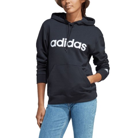 Bluza damska adidas Essentials Linear czarna IC4426 Adidas Bluza damska adidas Essentials Linear czarna IC4426 Adidas