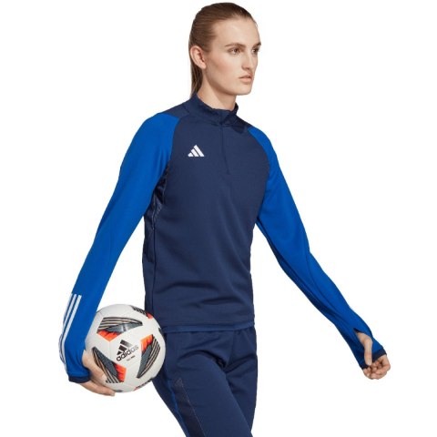 Bluza damska adidas Tiro 23 Competition Training Top granatowo-niebieska IC4595 Adidas teamwear Bluza damska adidas Tiro 23 Competition Training Top granatowo-niebieska IC4595 Adidas teamwear