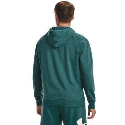 Bluza męska Under Armour Rival Fleece Big Logo HD zielona 1357093 722 Under Armour