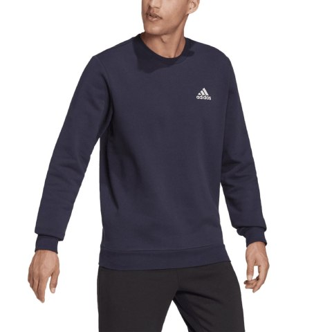 Bluza męska adidas Essentials Fleece granatowa H42002 Adidas Bluza męska adidas Essentials Fleece granatowa H42002 Adidas
