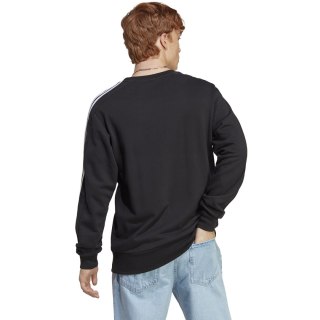 Bluza męska adidas Essentials French Terry 3-Stripes czarna IC9317 Adidas
