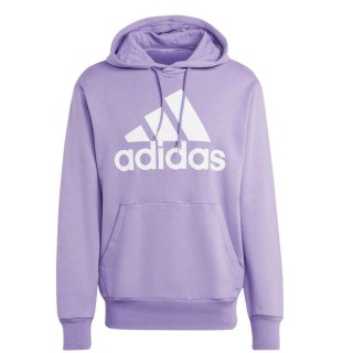 Bluza męska adidas Essentials French Terry Big Logo Hoodie fioletowa IC9368 Adidas