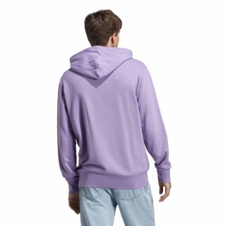 Bluza męska adidas Essentials French Terry Big Logo Hoodie fioletowa IC9368 Adidas