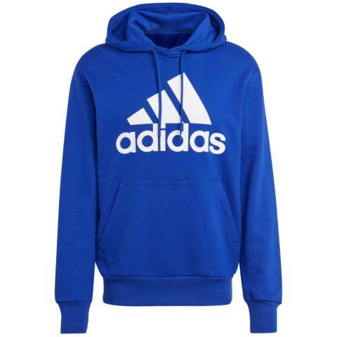 Bluza męska adidas Essentials French Terry Big Logo Hoodie niebieska IC9366 Adidas Bluza męska adidas Essentials French Terry Big Logo Hoodie niebieska IC9366 Adidas