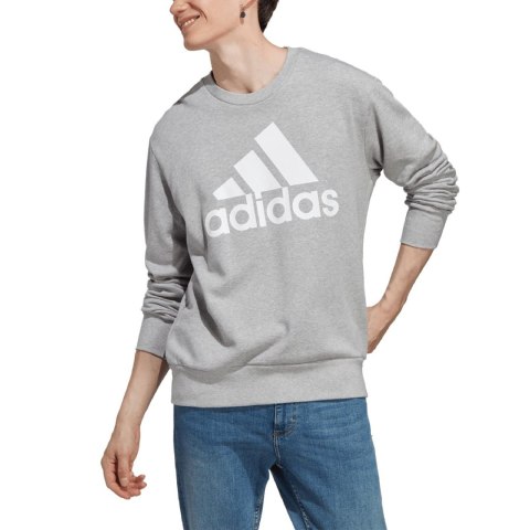 Bluza męska adidas Essentials French Terry Big Logo szara IC9326 Adidas Bluza męska adidas Essentials French Terry Big Logo szara IC9326 Adidas
