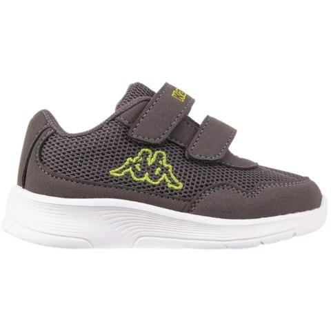 Buty dla dzieci Kappa Cracker II szaro-limonkowe 280009M 1633 Kappa Buty dla dzieci Kappa Cracker II szaro-limonkowe 280009M 1633 Kappa