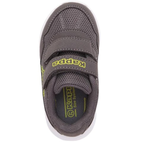 Buty dla dzieci Kappa Cracker II szaro-limonkowe 280009M 1633 Kappa Buty dla dzieci Kappa Cracker II szaro-limonkowe 280009M 1633 Kappa