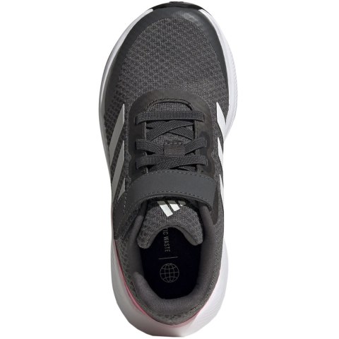 Buty dla dzieci adidas RunFalcon 3.0 EL K szaro-różowe HP5873 Adidas Buty dla dzieci adidas RunFalcon 3.0 EL K szaro-różowe HP5873 Adidas