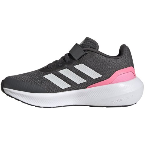 Buty dla dzieci adidas RunFalcon 3.0 EL K szaro-różowe HP5873 Adidas Buty dla dzieci adidas RunFalcon 3.0 EL K szaro-różowe HP5873 Adidas