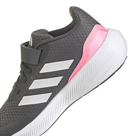 Buty dla dzieci adidas RunFalcon 3.0 EL K szaro-różowe HP5873 Adidas Buty dla dzieci adidas RunFalcon 3.0 EL K szaro-różowe HP5873 Adidas