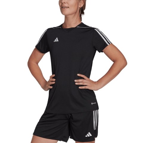 Koszulka damska adidas Tiro 23 League Jersey czarna HR4612 Adidas teamwear