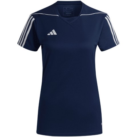Koszulka damska adidas Tiro 23 League Jersey granatowa HR4613 Adidas teamwear Koszulka damska adidas Tiro 23 League Jersey granatowa HR4613 Adidas teamwear