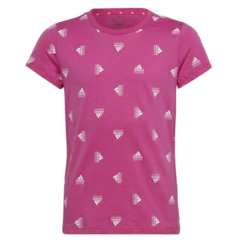 Koszulka dla dzieci adidas Brand Love Print Cotton Tee różowa IB8920 Adidas Koszulka dla dzieci adidas Brand Love Print Cotton Tee różowa IB8920 Adidas