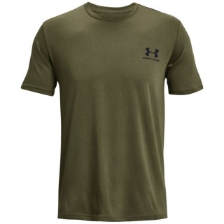 Koszulka męska Under Armour Sportstyle Left Chest SS khaki 1326799 390 Under Armour