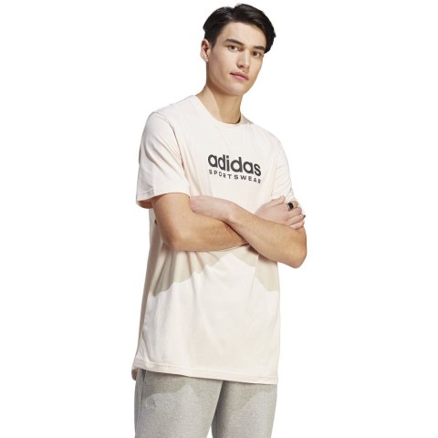 Koszulka męska adidas All SZN Graphic Tee pudrowy róż IC9810 Adidas