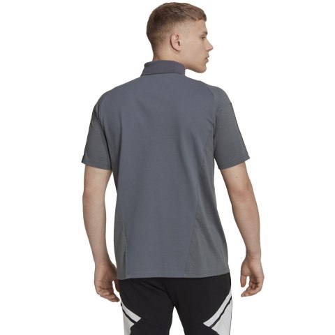 Koszulka męska adidas Tiro 23 Competition Polo szara HU1344 Adidas teamwear Koszulka męska adidas Tiro 23 Competition Polo szara HU1344 Adidas teamwear