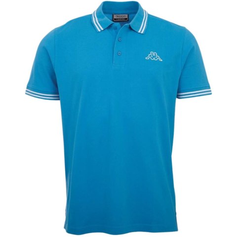 Koszulka męska polo Kappa Aleot niebieska 709361 17-4435 Kappa