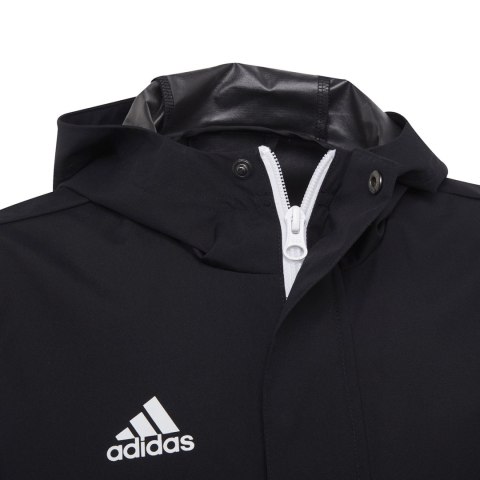 Kurtka dla dzieci adidas Entrada 22 All-Weather czarna IK4014 Adidas teamwear Kurtka dla dzieci adidas Entrada 22 All-Weather czarna IK4014 Adidas teamwear