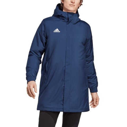 Kurtka męska adidas Entrada 22 Stadium Jacket granatowa IB6077 Adidas teamwear Kurtka męska adidas Entrada 22 Stadium Jacket granatowa IB6077 Adidas teamwear