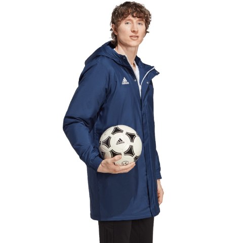 Kurtka męska adidas Entrada 22 Stadium Jacket granatowa IB6077 Adidas teamwear Kurtka męska adidas Entrada 22 Stadium Jacket granatowa IB6077 Adidas teamwear