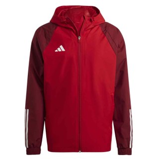 Kurtka męska adidas Tiro 23 Competition All Weather czerwona HE5653 Adidas teamwear