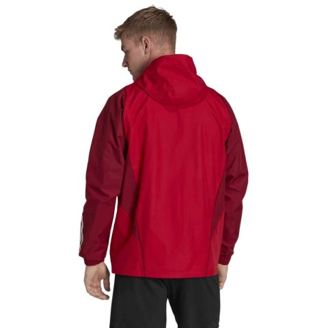 Kurtka męska adidas Tiro 23 Competition All Weather czerwona HE5653 Adidas teamwear Kurtka męska adidas Tiro 23 Competition All Weather czerwona HE5653 Adidas teamwear