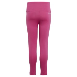 Legginsy dla dzieci adidas Essentials Aerorady 3-Stripes High-Waisted Tights różowe HR5790 Adidas