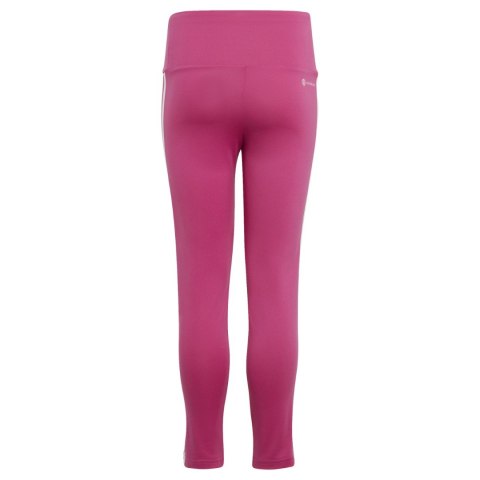 Legginsy dla dzieci adidas Essentials Aerorady 3-Stripes High-Waisted Tights różowe HR5790 Adidas Legginsy dla dzieci adidas Essentials Aerorady 3-Stripes High-Waisted Tights różowe HR5790 Adidas