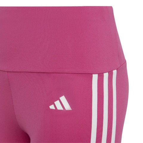 Legginsy dla dzieci adidas Essentials Aerorady 3-Stripes High-Waisted Tights różowe HR5790 Adidas Legginsy dla dzieci adidas Essentials Aerorady 3-Stripes High-Waisted Tights różowe HR5790 Adidas