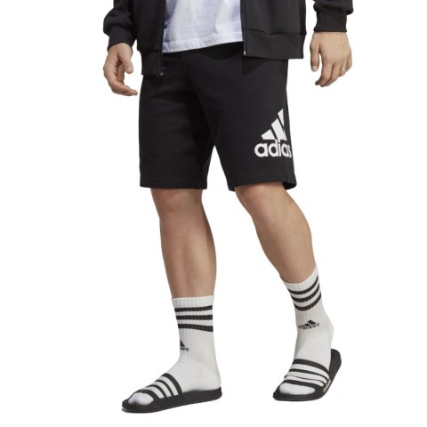 Spodenki męskie adidas Essentials Big Logo French Terry czarne IC9401 Adidas Spodenki męskie adidas Essentials Big Logo French Terry czarne IC9401 Adidas