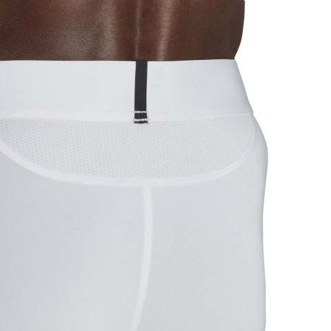 Spodenki męskie adidas Techfit Aeroready Short Tights białe HP0611 Adidas teamwear Spodenki męskie adidas Techfit Aeroready Short Tights białe HP0611 Adidas teamwear