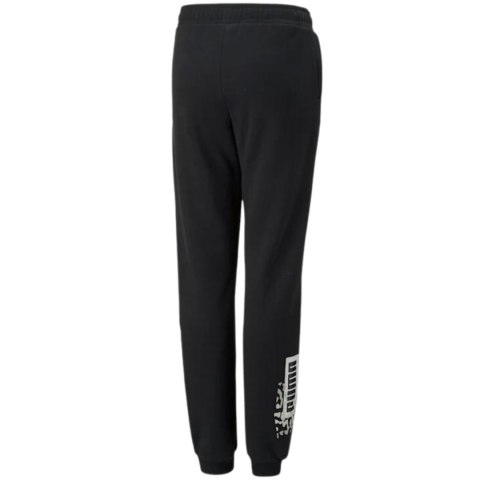 Spodnie dla dzieci Puma Alpha Sweatpants FL cL G czarne 670222 01 Puma Spodnie dla dzieci Puma Alpha Sweatpants FL cL G czarne 670222 01 Puma