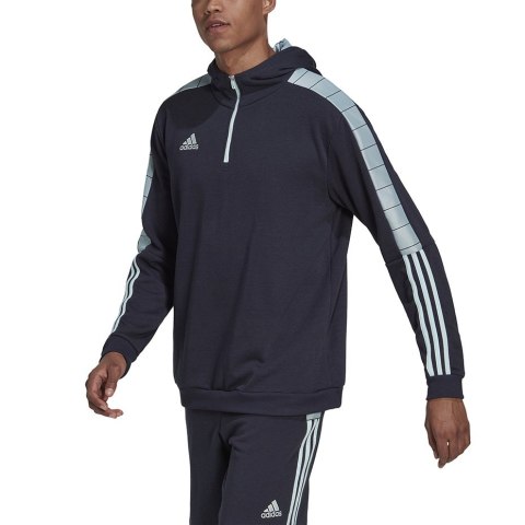 Bluza męska adidas Tiro Hoodie granatowa HC1302 M Adidas