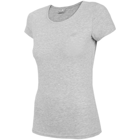 Koszulka damska 4F chłodny jasny szary melanż H4Z22 TSD350 27M XL 4F