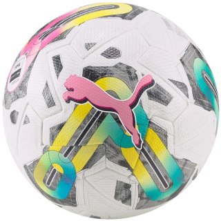 Piłka nożna Puma Orbita 1 TB biało-zielono-różowa 83774 01 5 Puma