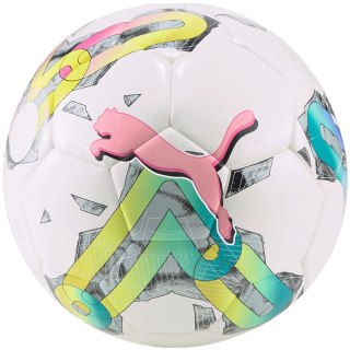 Piłka nożna Puma Orbita 5 HYB biało-zielono-różowa 083783 01 4 Puma