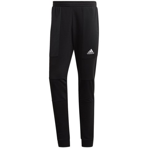 Spodnie męskie adidas Essentials BrandLove French Terry czarne HK0384 M Adidas