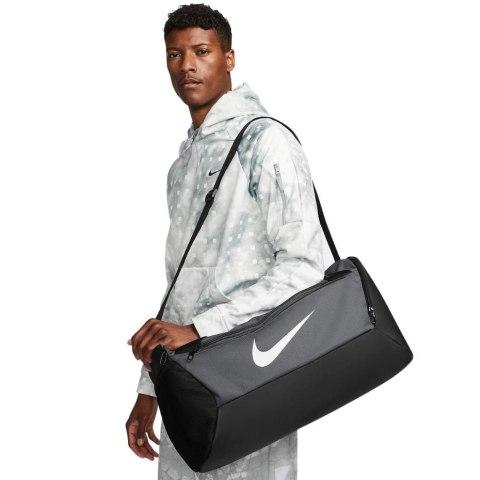 Torba Nike Brasilia Duffel 41 l szaro-czarna DM3976 068 Nike