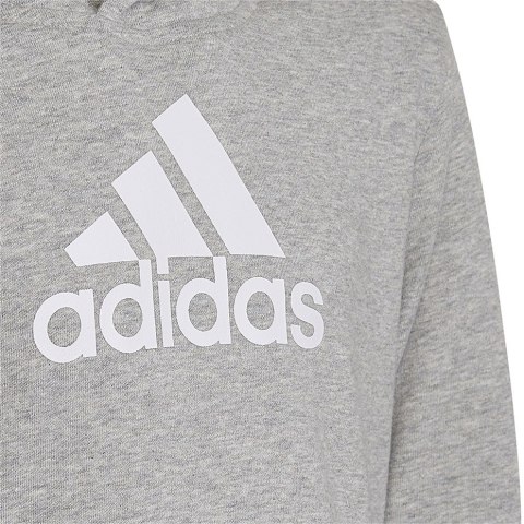 Bluza dla dzieci adidas Colourblock Hoodie szaro-czarna HN8563 140cm Adidas