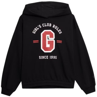 Bluza dla dziewczynki 4F głęboka czerń HJZ22 JBLD004 20S 122/128cm 4F