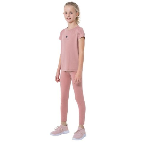 Legginsy dla dziewczynki 4F ciemny róż HJZ22 JSPDF002 53S 122/128cm 4F