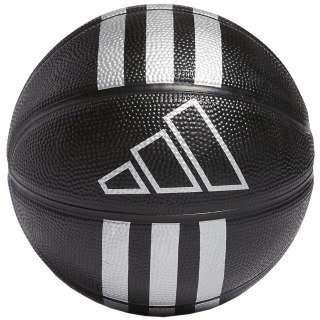 Piłka koszykowa adidas 3-Stripes Rubber Mini czarna HM4972 3 Adidas