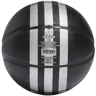 Piłka koszykowa adidas 3-Stripes Rubber Mini czarna HM4972 3 Adidas