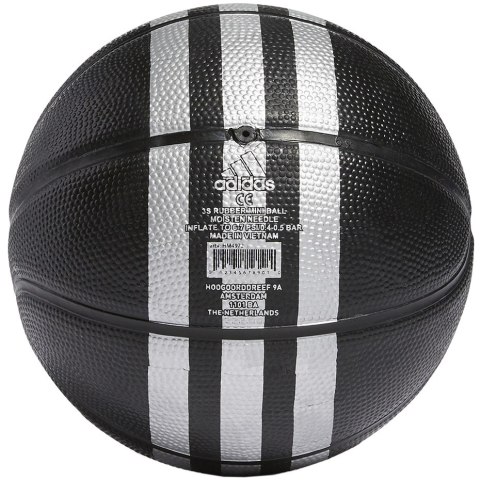 Piłka koszykowa adidas 3-Stripes Rubber Mini czarna HM4972 3 Adidas