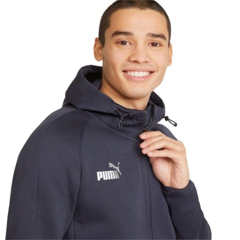 Bluza męska Puma TeamFinal Casuals Hooded granatowa 657383 06 S Puma