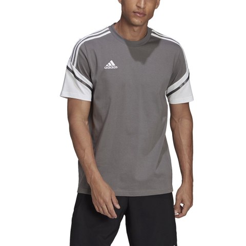 Koszulka męska adidas Condivo 22 Tee szaro-biała HD2316 S Adidas teamwear