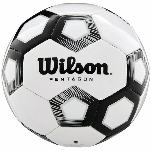 Piłka nożna Wilson Pentagon SB BL biało-czarna WTE8527XB05 5 Wilson