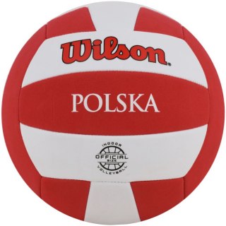 Piłka siatkowa Wilson Super Soft Play VB Polska offcial size biało-czerwona WTH90118XBPO 5 Wilson